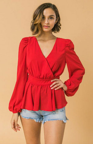Darci Top- Red