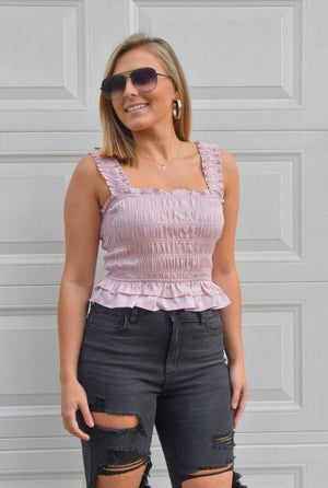 The Parker Top- Pink