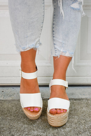 The Coco Wedges- White
