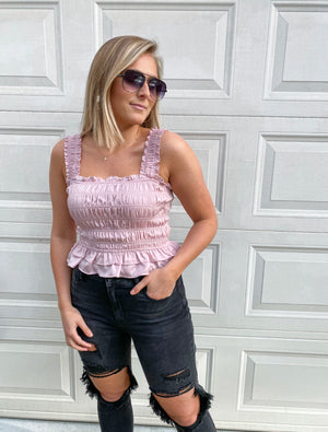 The Parker Top- Pink