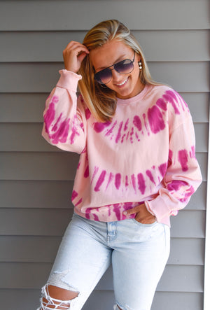 The Andy Sweatshirt - Pink Multi