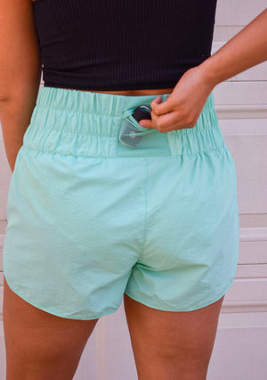 The Achieve More Shorts- Mint