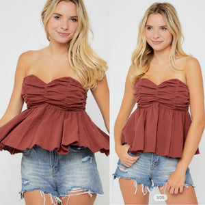 The Sweetheart Strapless Top