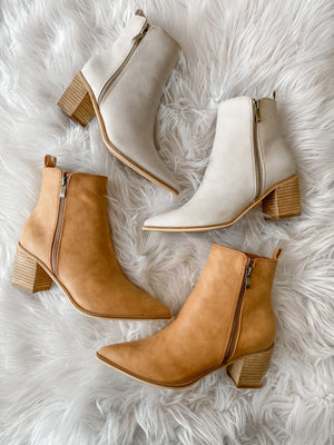 The Cindy Booties- Camel