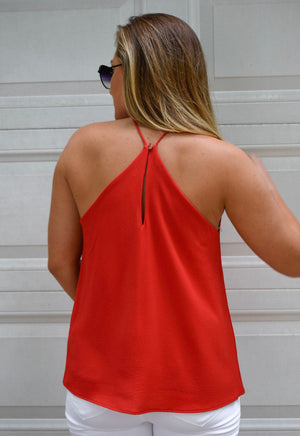 The Nora Tank- Red