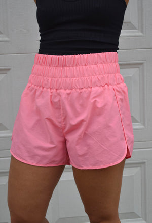 The Achieve More Shorts- Light Pink